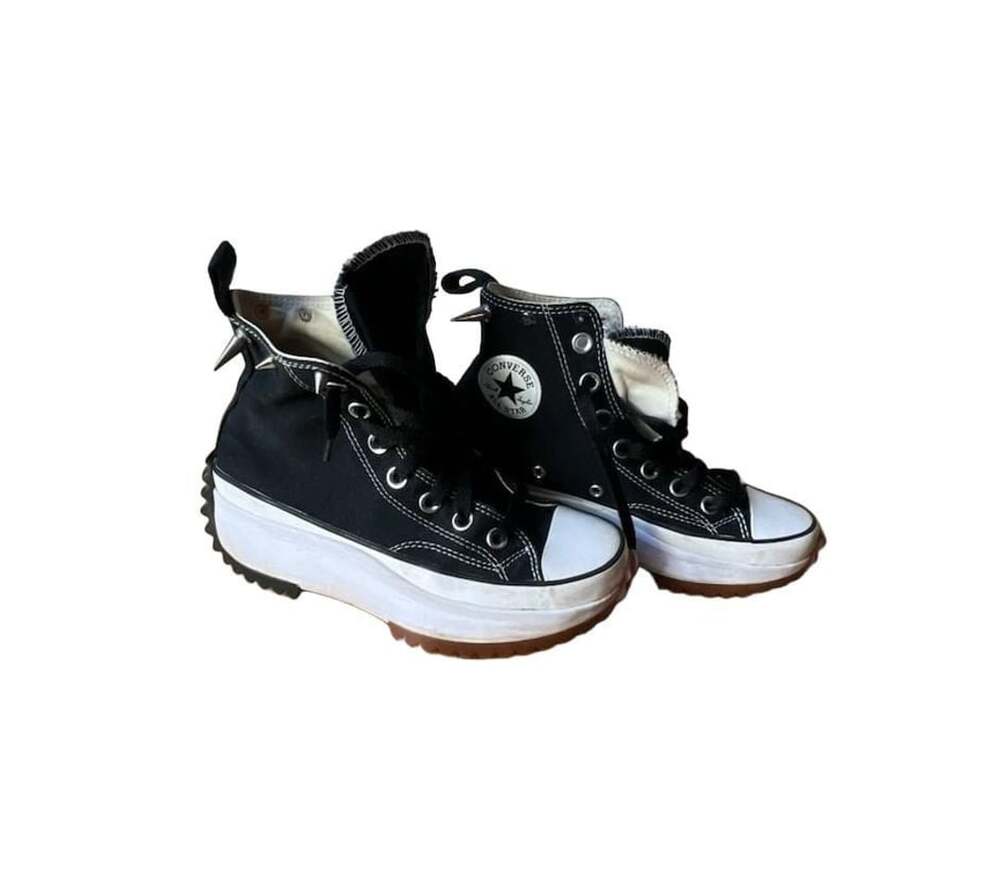 Converse Run Star Hike High Size 5.5 Black Platform